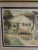 American 1920s Watercolor of Country Cottage by w.c. Vincent – Framed Vintage Landscape For Sale - Image 3 of 7