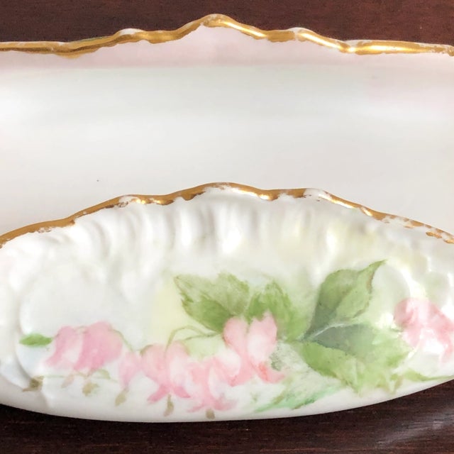 Antique French Porcelain Calling Card Tray For Sale In Baltimore - Image 6 of 12