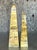 Vintage Boho Coconut Skin Obelisks - Set of 2 For Sale In West Palm - Image 6 of 9