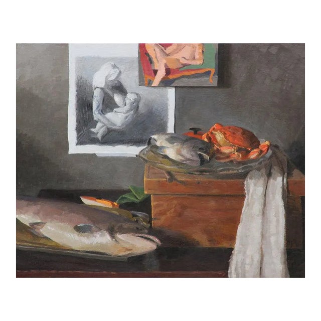 Original Still Life Oil Painting: Water For Sale