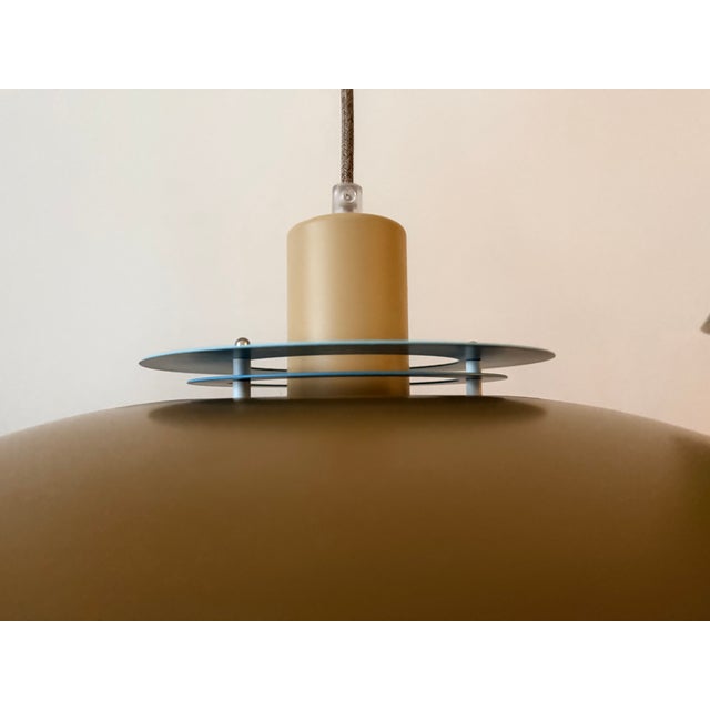 Blue Vintage Bi-Colours Pendant Lamp, Denmark, 1980 For Sale - Image 8 of 16