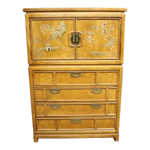 Drexel Attribute Chinoiserie Style Gentleman's Chest