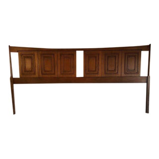 Broyhill Sculptra Mid Century Modern King Headboard For Sale