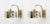 Mid-Century Modern Italian Glass and Brass Sconces attributed to Oscar Torlasco for Stilkronen, 1960s, Set of 2 For Sale - Image 6 of 9