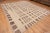 Beautifully Artistic Modern Cream Brown Tribal Geometric Room Size Area Rug, Country Of Origin: Central Asia, Circa Date:...