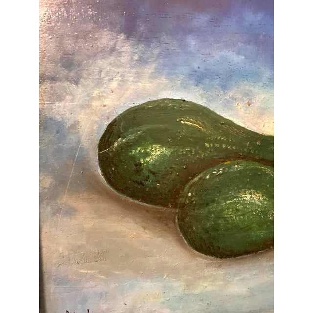 Early 20th Century Still Life Oil Painting Architectural Salvage Floral Flowers Rustic Farmhouse - Signed For Sale In San Francisco - Image 6 of 13