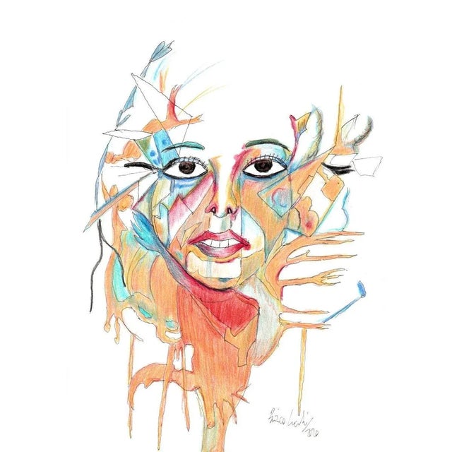 Enrico Josef Cucchi, Pieces of Soul, Drawing, 2020 For Sale - Image 3 of 3