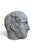 1950s Antique Classical Italian Carved Marble Head, 1950 For Sale - Image 5 of 11