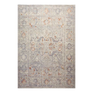 Chris Loves Julia x Loloi Rosemarie Oatmeal / Lavender 10'-0" x 14'-0" Area Rug For Sale