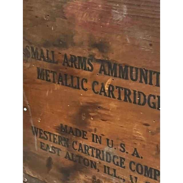 Western Cartridge Company Wooden Ammunition Box For Sale In New York - Image 6 of 12