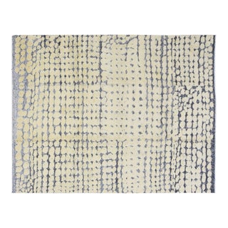 Contemporary Moroccan Hand Knotted Wool Rug,8'X10'4" For Sale