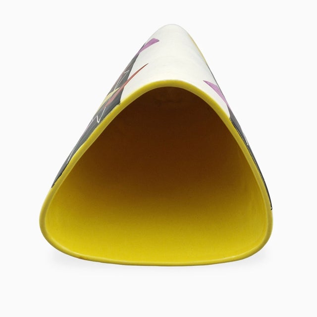 Mid-Century Modern Hand-Painted Ceramic Model 217 Vase from Vallauris, France, 1950s For Sale - Image 16 of 18