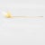 Gold Vintage 14k Gold & Blister Pearl Gourd or Eggplant Stickpin For Sale - Image 8 of 12
