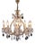 Crystal Theresian Chandelier with 9 Bulbs For Sale