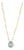 Certified 14.22Ct Aquamarine & Diamond Paperclip Pendant Necklace in 14k Gold For Sale