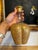 1930s Prohibition-Era 22k Gold Decanter & Glasses Set by Paden City- 7 Pieces For Sale - Image 10 of 11