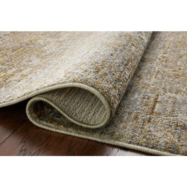 Loloi Rugs Jean Stoffer x Loloi Bradbury Dove / Gold 2'-6" x 12'-0" Runner Rug For Sale - Image 4 of 8