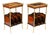 Antique French Ormolu Mounted Occasional Side Tables, 1800s, Set of 2 For Sale