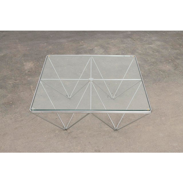 Glass and Chrome Coffee Table by Paolo Piva for B&B Italia, 1980s For Sale - Image 6 of 7