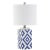2020s LyDiameter Table Lamp - White & Blue For Sale - Image 5 of 5