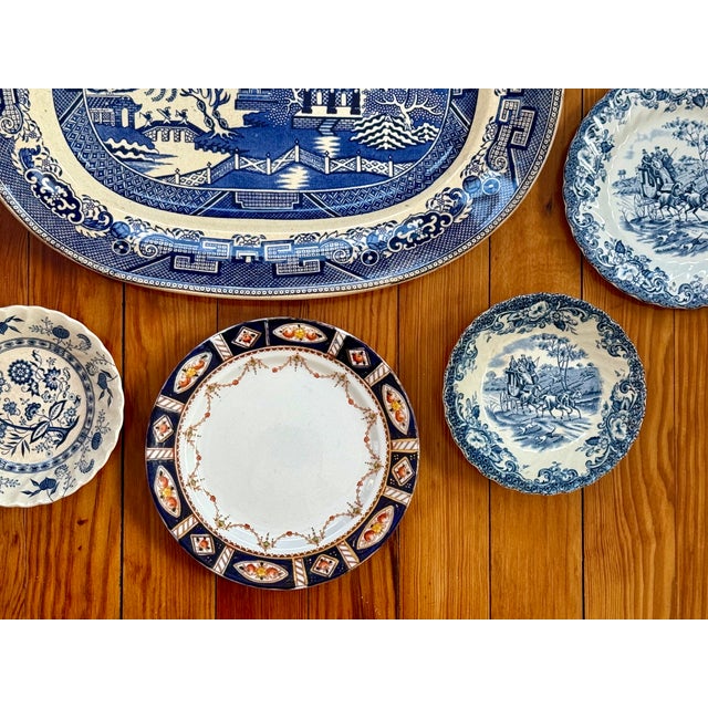 Blue Willow Decorative Plate Collection - 11 Plates For Sale In New York - Image 6 of 18
