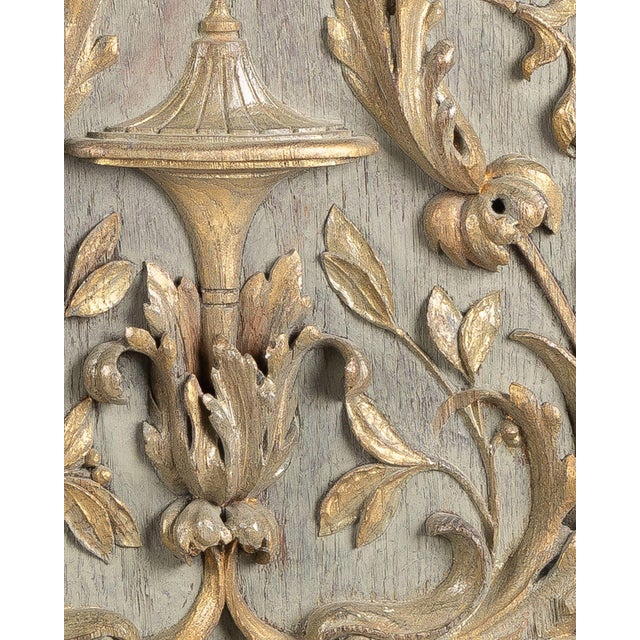 Set of Three 19th Century Carved Panels, St. Peter's Rome Provenance, Renaissance Revival For Sale - Image 9 of 15