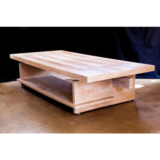 Lane Altavista Coastal Constructivist Cerused White Oak Walnut