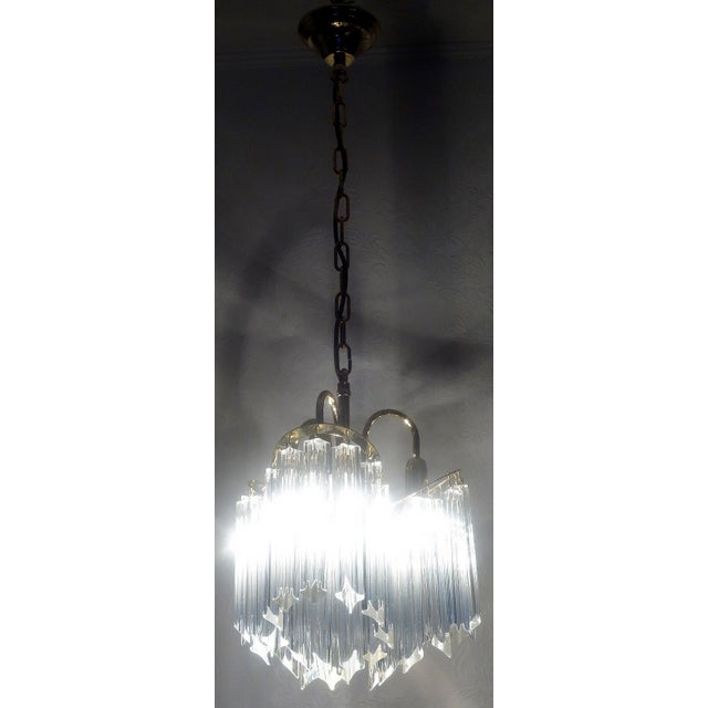 Venini Italian Venini Murano Glass Chandeliers, 1970s For Sale - Image 4 of 11