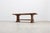 Vintage Oak Trestle Table with Pegged Stretcher, France, 1950s For Sale - Image 10 of 18