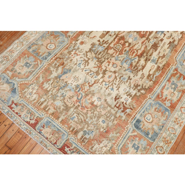 Antique Zabihi Collection Karabagh Rug - 4'9" x 7'6" For Sale - Image 4 of 8