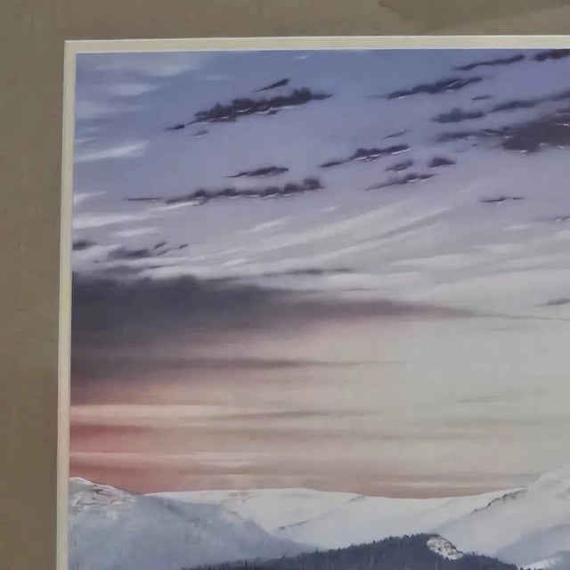 Native American The Mystery" by Donald Vann Limited Edition Lithograph #209/950 Triple Signed & Numbered, Framed For Sale - Image 3 of 10