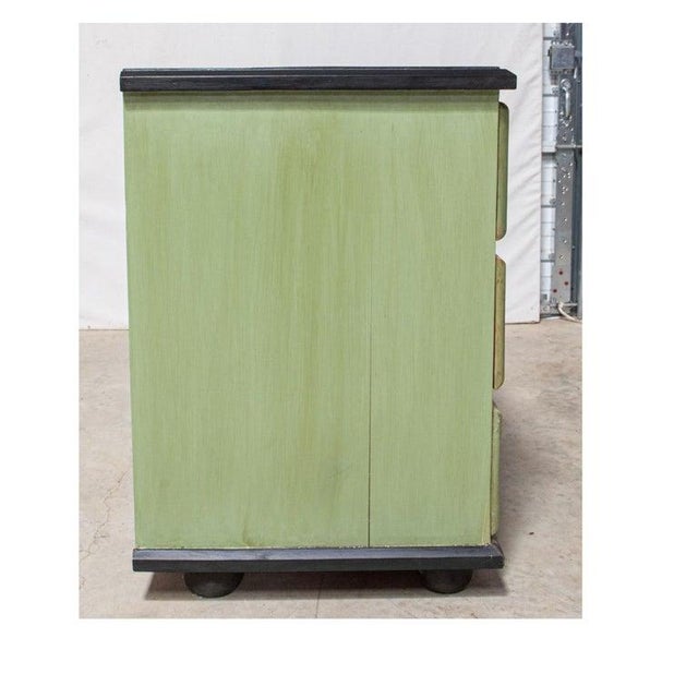 Early 21st Century Peruvian Hand Painted Chest of Drawers or Commode For Sale - Image 5 of 12