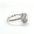 1990s Diamond Ring 14k Gold 0.91 TCW 3.19 Grams Certified For Sale - Image 5 of 12