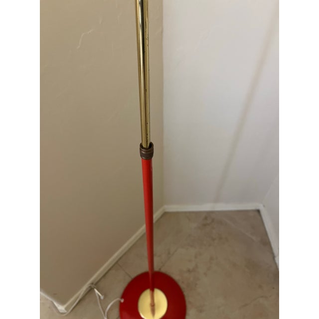 1970s Red Lamp Attributed to Stilnovo for Stilux For Sale - Image 10 of 12