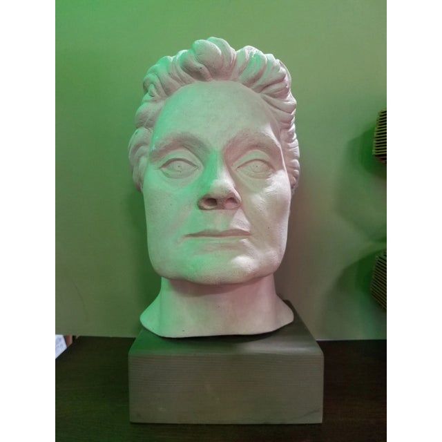 Life-Size Terracotta Bust by Herman Roderick Volz For Sale - Image 10 of 11