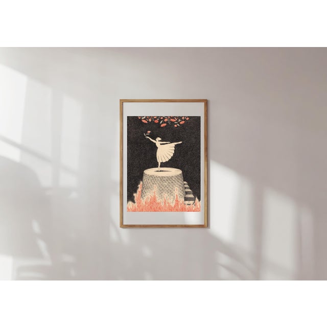 Fine Art Giclee Pint a Flower That Blooms Only Here by Sugimoto Sanae For Sale - Image 4 of 5