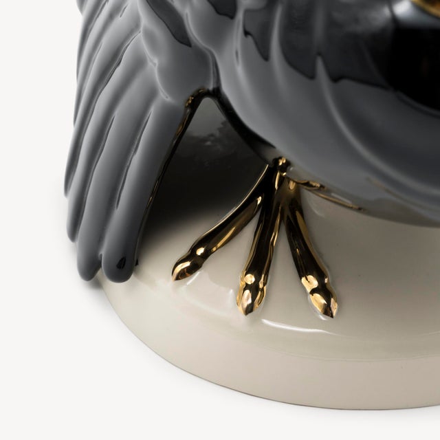 Black Goebel Turkey Sculpture Model 32060-22, Germany, 1970s For Sale - Image 8 of 11
