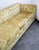 Mid Century Danish Modern Sofa Couch Green Velour 4 Seater Tufted Vintage MCM For Sale - Image 4 of 12