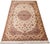 Late 20th Century Rare Finely Woven Persian Silk Qum, Handmade Oriental Rug, Soft Ivory For Sale - Image 10 of 18