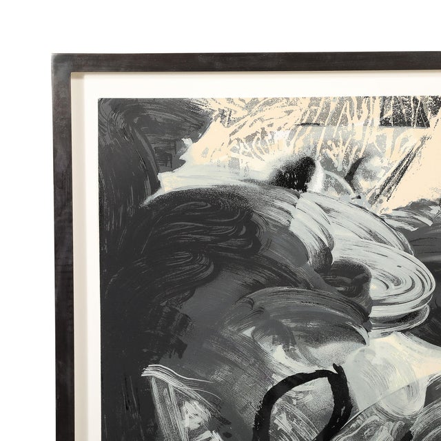 This large color screen-print and photo-screenprint by Julian Schnabel dates to circa 1992 and depicts his second wife,...