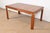 Brown Drexel Heritage Mid-Century Hollywood Regency Walnut Extension Dining Table With Parquet Top, Newly Refinished For Sale - Image 8 of 12