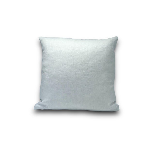 China Seas China Seas Parquetry Pillow Cover in French Blue Navy For Sale - Image 4 of 4