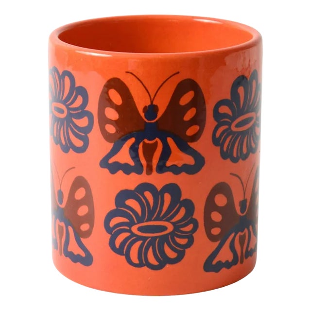 Vintage Orange Ceramic Mug from Waechtersbach, 1970s For Sale