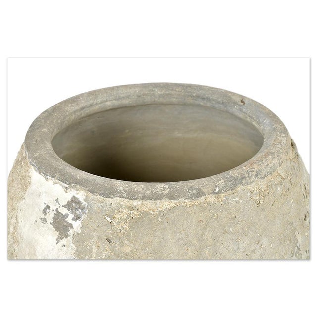 Large Terracotta Jar on Foot For Sale - Image 6 of 8