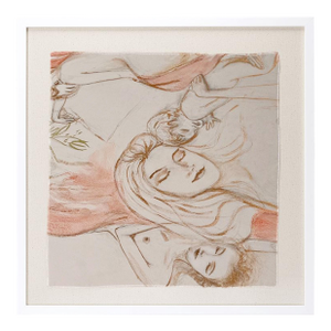 24" Framed Silk Scarf "Four Seasons" by Fanyu Lin
