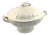 1950s Large Staffordshire Style Blanc De Blanc Tureen For Sale