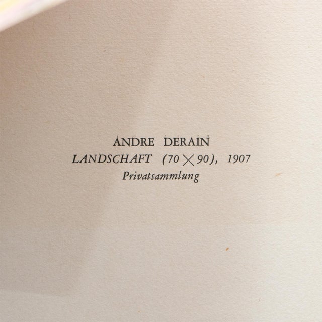1950 After André Derain, "Landscape" German Edition Offset Lithograph For Sale In Dallas - Image 6 of 8