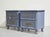 Mid Century Traditional Nightstands Brass Hardware in Blue - Newly Painted For Sale - Image 4 of 13