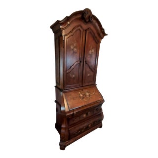 Ethan Allen Bombay Secretary Desk Armoire For Sale