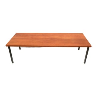 Large Vintage Rectangular Coffee Table, 1960s For Sale